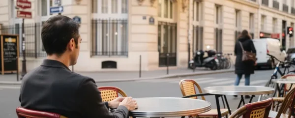 Immeuble haussmannien élégant dans le quartier Opéra Paris